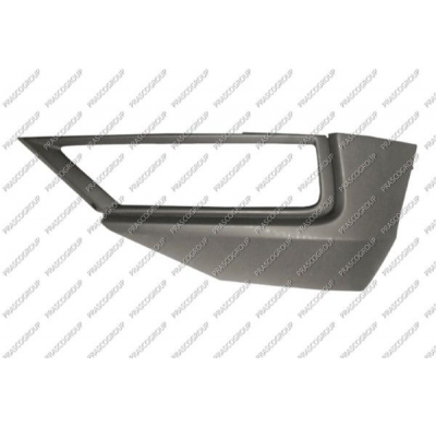 REJILLA INFERIOR IZQUIERDA PARAGOLPES DELANTERO-NEGRA GRANULADA CON AGUJERO ANTINIEBLA MOD. 24?