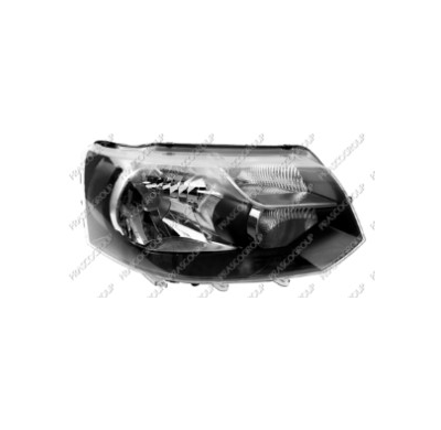 Optica Derech H4 Con Regulacion Electrica T5 Con Motor 01/09> Volkswagen Transporter 2010->