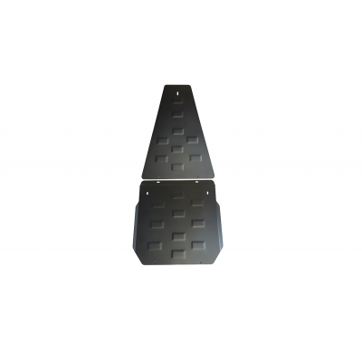 Protector de Acero para caja de cambios y diferencial para Mitsubishi Pajero Sport 1 Año: 1998 - 2007 Grosor: "3"mm