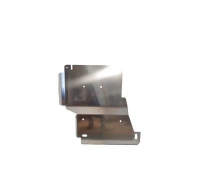 Protector de diferencial de aluminio para Toyota Hilux Invincible Año: 2021 - 2025 Grosor: "4"mm Todas las motorizaciones