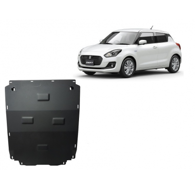 Protector de cárter de Acero para Suzuki Swift Año: 2017 - 2025 Grosor: "2"mm Todas las motorizaciones