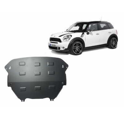 Cubre carter de Acero para el motor y caja de cambios del Mini Countryman R60 Año: 2010 - 2017 Grosor: "2"mm Todas las motorizac