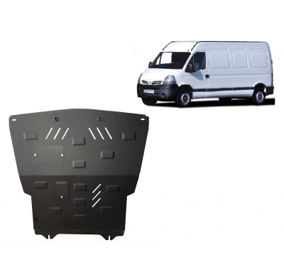 Cubre carter de Acero para Nissan Interstar Año: 1998 - 2010 Grosor: "2"mm Todas las motorizaciones