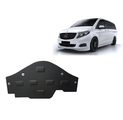 Cubre carter de Acero para el sistema Stop&Go Mercedes Viano W447, 4x2, 1.6 D Año: 2014 - 2025 Grosor: "2.5"mm 4x2, 1.6 D