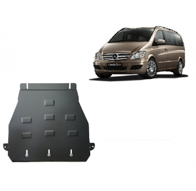 Protector de Acero para caja de cambios de Mercedes Viano W639 - 2.2 D 4x2 Año: 2003 - 2014 Grosor: "2"mm 2.2 D 4x2