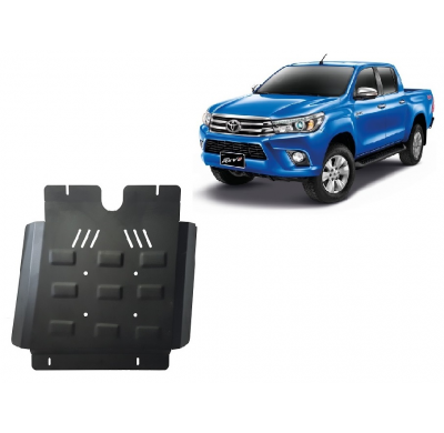 Protector de Acero para caja de cambios del Toyota Hilux Revo Año: 2016 - 2025 Grosor: "3"mm Todas las motorizaciones