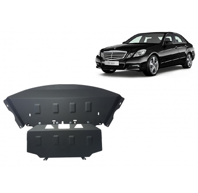 Cubre carter de Acero para Mercedes Clase E W212 Año: 2009 - 2016 Grosor: "2"mm Solo 4x2