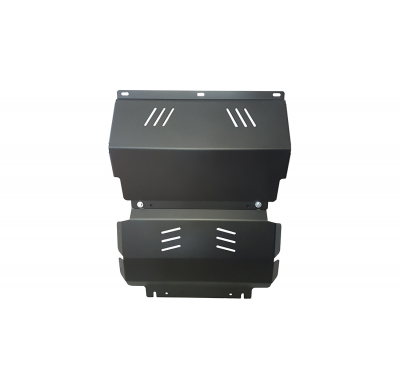 Cubre carter de Acero para el motor y el radiador del Mitsubishi Pajero Sport 2 Año: 2008 - 2016 Grosor: "3"mm Todas las motoriz