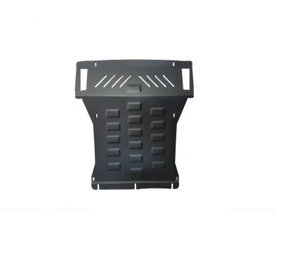 Cubre carter de Acero para el motor y el radiador del Mitsubishi Pajero 4 (V80, V90). Año: 2007 - 2021 Grosor: "3"mm 3.8; 3.2 Di