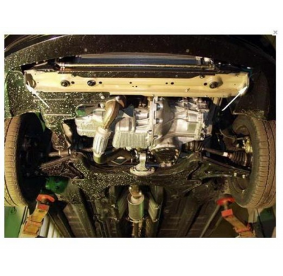 Cubre carter de Acero para Chevrolet Kalos Año: 2004 - 2008 Grosor: "2"mm Todas las motorizaciones