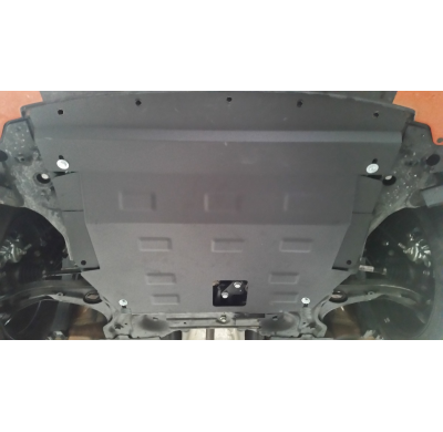 Cubre carter de Acero para Nissan Micra Año: 2010 - 2016 Grosor: "2"mm Todas las motorizaciones