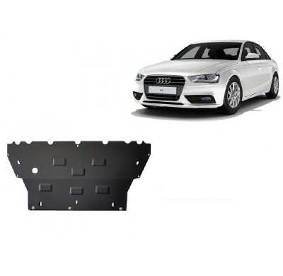 Cubre carter de Acero para Audi A4 B9 Año: 2016 - 2025 Grosor: "2"mm Todas las motorizaciones