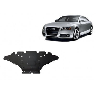 Cubre carter de Acero para Audi A5, gasolina Año: 2008 - 2016 Grosor: "2"mm Todas las motorizaciones