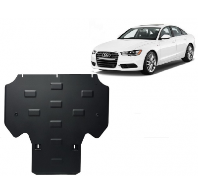 Protector de Acero para caja de cambios del Audi A6 Año: 2011 - 2018 Grosor: "2"mm Todas las motorizaciones