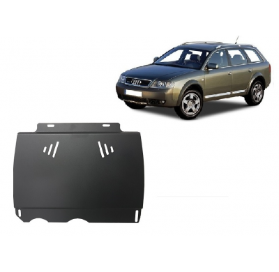 Protector de Acero para caja de cambios manual Audi Allroad A6 Año: 2000 - 2005 Grosor: "2"mm  Manual