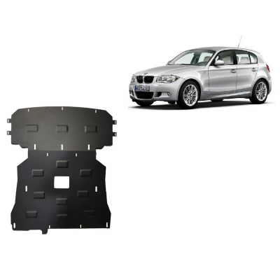 Cubre carter de Acero para BMW Serie 1 E81/E87/E82 Año: 2004 - 2011 Grosor: "2"mm Todas las motorizaciones