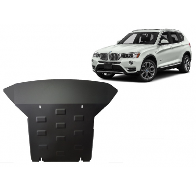 Cubre carter de Acero para BMW X3 - F25 Año: 2010 - 2017 Grosor: "2"mm Todas las motorizaciones