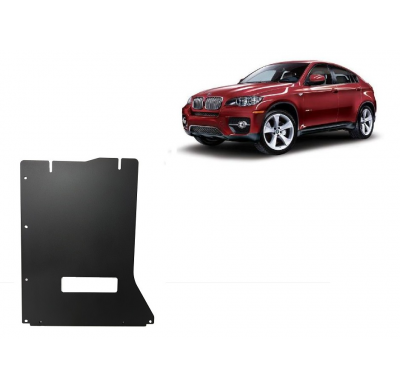 Protector de Acero para caja de cambios del BMW X6 E71 Año: 2007 - 2014 Grosor: "2"mm E71; E72
