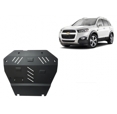 Cubre carter de Acero para Chevrolet Captiva Año: 2010 - 2018 Grosor: "2"mm Todas las motorizaciones