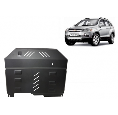 Cubre carter de Acero para Chevrolet Captiva Año: 2006 - 2010 Grosor: "2.5"mm Todas las motorizaciones