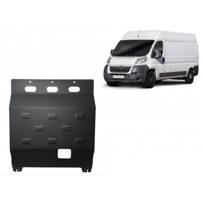 Cubre carter de Acero para Citroën Jumper Año: 2006 - 2016 Grosor: "2.5"mm Todas las motorizaciones