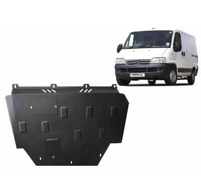 Cubre carter de Acero para Citroën Jumper Año: 1995 - 2006 Grosor: "2"mm Todas las motorizaciones