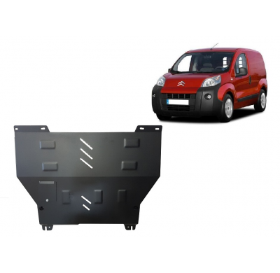 Cubre carter de Acero para Citroën Nemo Año: 2008 - 2017 Grosor: "2"mm 1.4Tdi