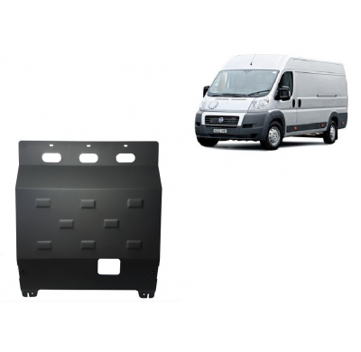Cubre carter de Acero para Fiat Ducato Año: 2006 - 2016 Grosor: "2.5"mm Todas las motorizaciones