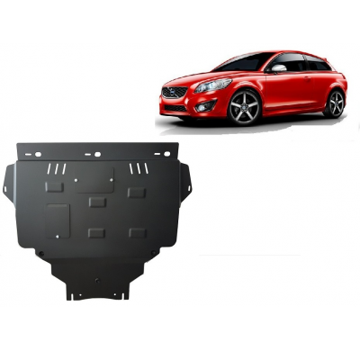 Cubre carter de Acero para Volvo C30 Año: 2006 - 2013 Grosor: "2"mm Todas las motorizaciones