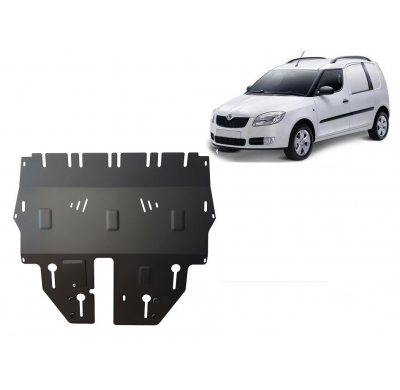 Cubre carter de Acero para Skoda Praktik Año: 2006 - 2015 Grosor: "2"mm Todas las motorizaciones
