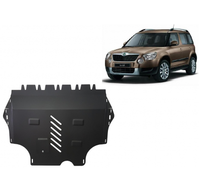 Cubre carter de Acero para Skoda Yeti Año: 2011 - 2017 Grosor: "2"mm Todas las motorizaciones