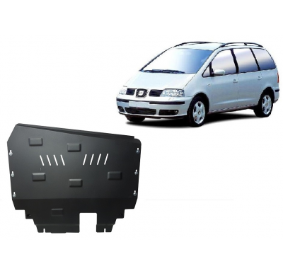 Cubre carter de Acero para Seat Alhambra Año: 1999 - 2010 Grosor: "2"mm 1.9, 2.0, 2.5, TDI