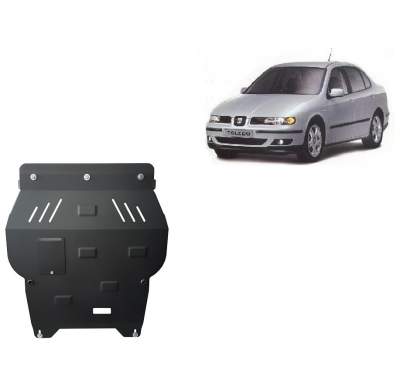 Cubre carter de Acero para Seat Toledo 2 Año: 1998 - 2004 Grosor: "2"mm Todas las motorizaciones