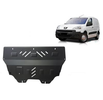 Cubre carter de Acero para Peugeot Partner Año: 2008 - 2018 Grosor: "2"mm Todas las motorizaciones