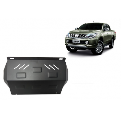 Protector de radiador de Acero para Mitsubishi L200 Año: 2015 - 2025 Grosor: "2.5"mm Todas las motorizaciones