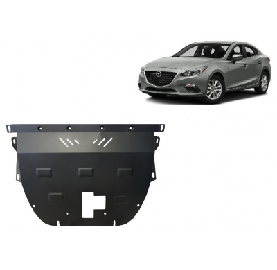Cubre carter de Acero para Mazda 3 Año: 2013 - 2018 Grosor: "2"mm Todas las motorizaciones