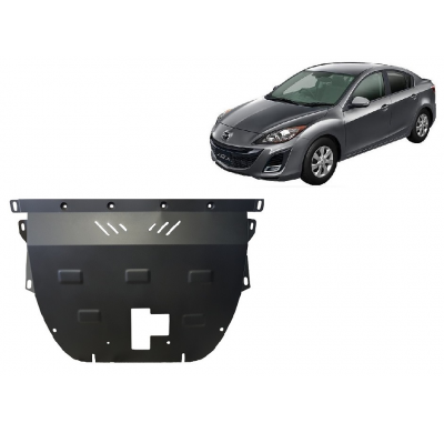 Cubre carter de Acero para Mazda Axela Año: 2013 - 2025 Grosor: "2"mm Todas las motorizaciones