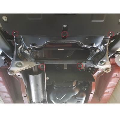 Cubre carter de Acero para Mercedes Sprinter-FWD Año: 2018 - 2025 Grosor: "2"mm Todas las motorizaciones