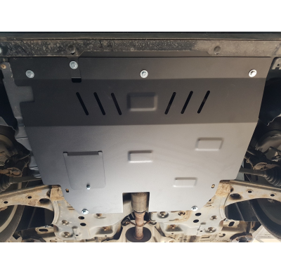 Cubre carter de Acero para Fiat Grande Punto Año: 2006 - 2018 Grosor: "2"mm Todas las motorizaciones