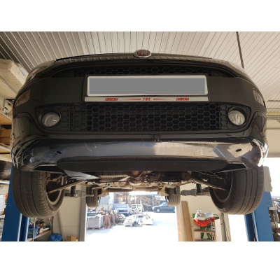 Cubre carter de Acero para Fiat Grande Punto Año: 2006 - 2018 Grosor: "2"mm Todas las motorizaciones