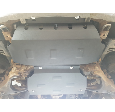 Cubre carter de Acero para el motor y el radiador del Kia Sorento Año: 2002 - 2006 Grosor: "2"mm Todas las motorizaciones