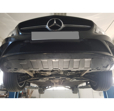 Cubre carter de Acero para Mercedes Clase B W246 Año: 2011 - 2019 Grosor: "2"mm