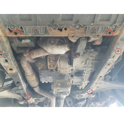 Cubre carter de Acero para Opel Insignia Año: 2009 - 2017 Grosor: "2"mm Todas las motorizaciones