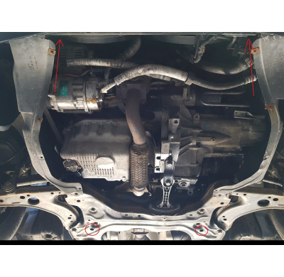 Cubre carter de Acero para Golf MK4 Año: 1998 - 2006 Grosor: "2"mm 1.4; 1.6; 1.8; 2.3; 1.9D; 2.8 V6