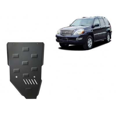 Cubre carter de Acero para Lexus GX Año: 2002 - 2009 Grosor: "2.5"mm Todas las motorizaciones