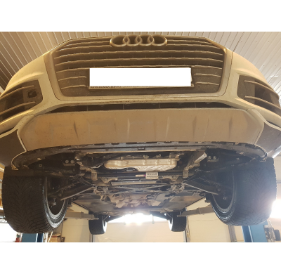 Cubre carter de Acero para Audi Q7 Año: 2015 - 2025 Grosor: "2"mm Todas las motorizaciones