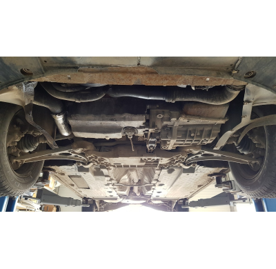 Cubre carter de Acero para Skoda Octavia 2 Año: 2004 - 2012 Grosor: "2"mm Todas las motorizaciones 1Z