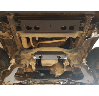 Cubre carter de Acero para Toyota Land Cruiser J90 / J95 Año: 1995 - 2002 Grosor: "2.5"mm Todas las motorizaciones