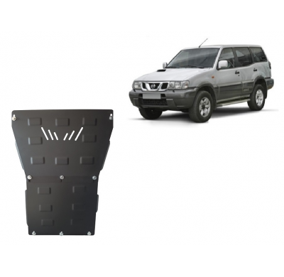 Cubre carter de Acero para Nissan Terrano II Año: 1992 - 2007 Grosor: "3"mm Todas las motorizaciones
