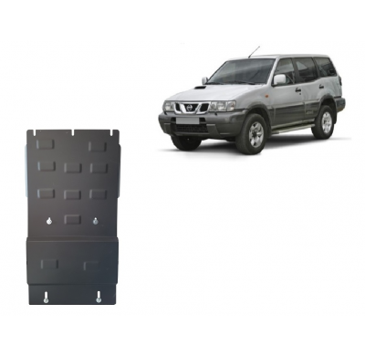 Protector de Acero para caja de cambios del Nissan Terrano II Año: 1992 - 2007 Grosor: "3"mm Todas las motorizaciones